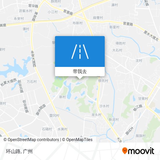 环山路地图
