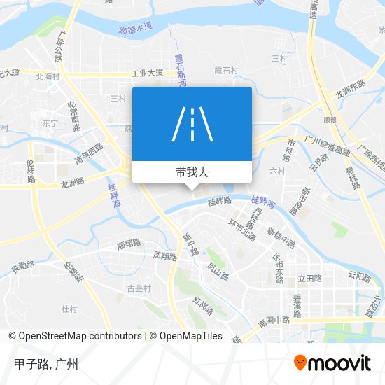 甲子路地图
