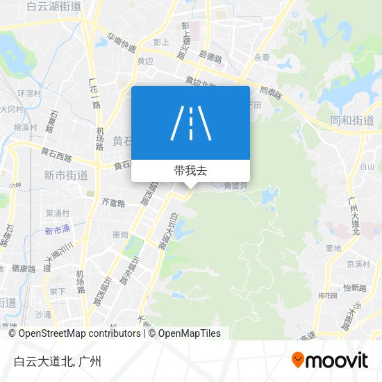 白云大道北地图
