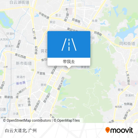 白云大道北地图