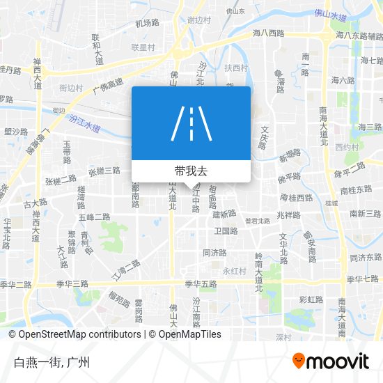 白燕一街地图