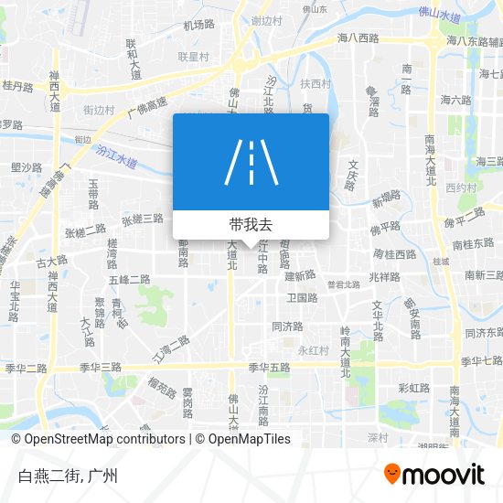 白燕二街地图