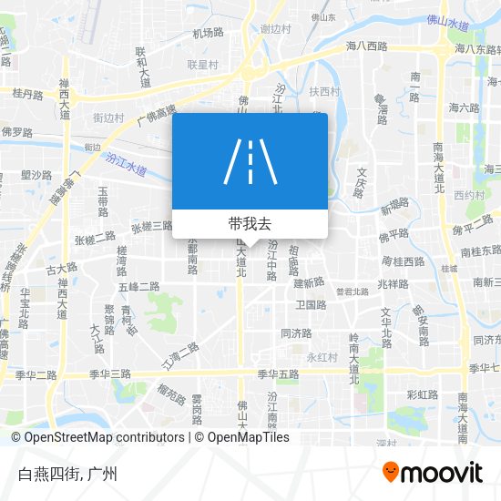 白燕四街地图