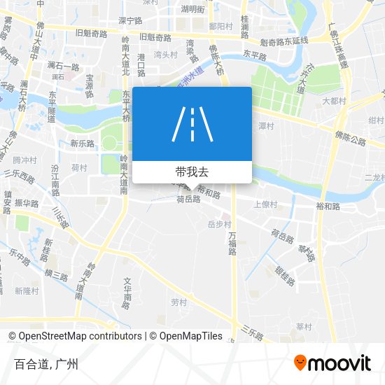 百合道地图