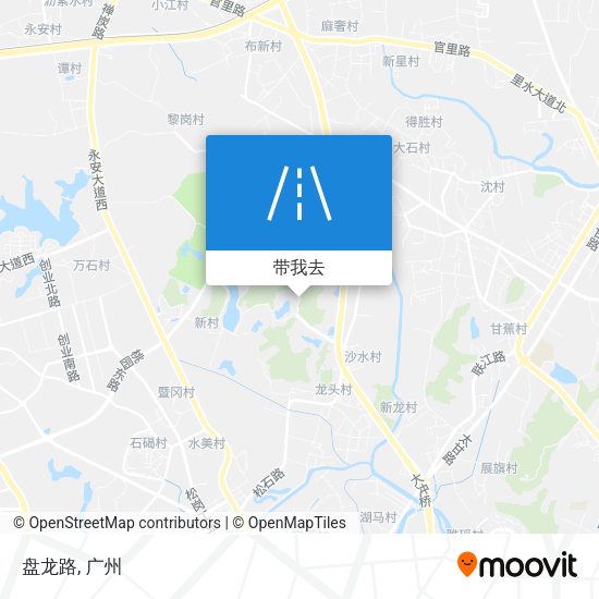 盘龙路地图