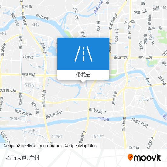 石南大道地图