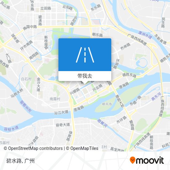 碧水路地图
