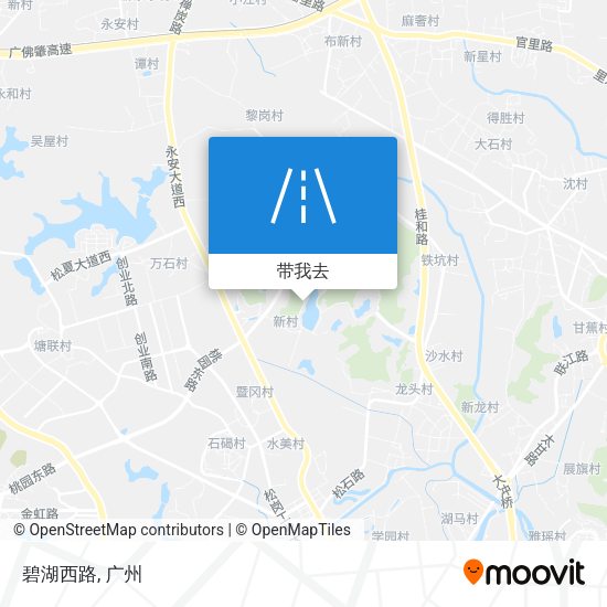 碧湖西路地图
