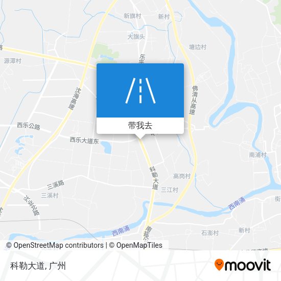科勒大道地图