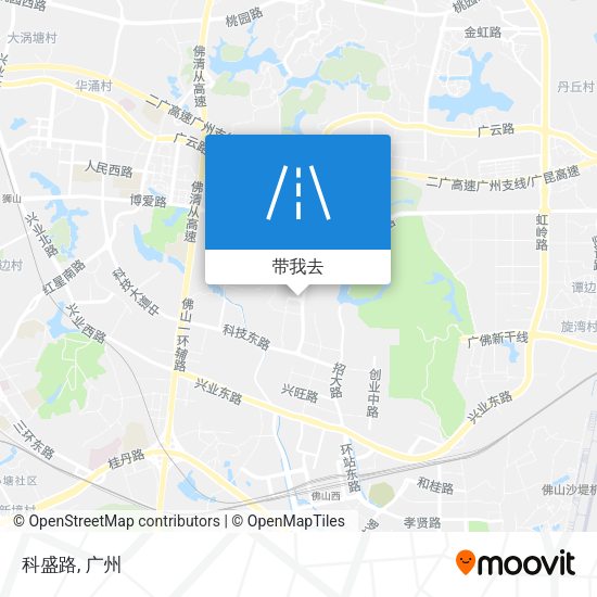 科盛路地图