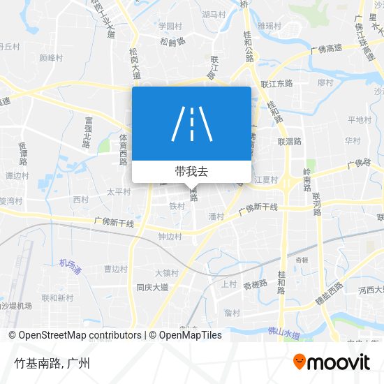 竹基南路地图