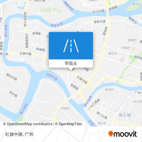 红旗中路地图