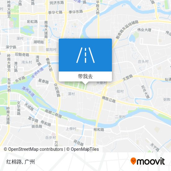 红棉路地图