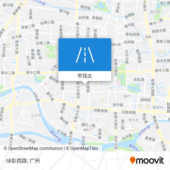 绿影西路地图