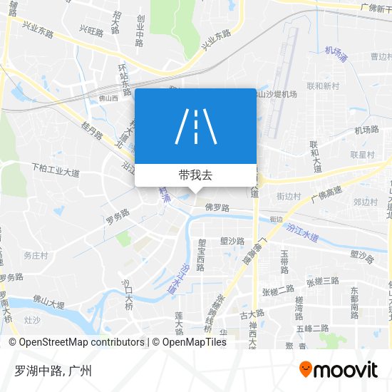 罗湖中路地图