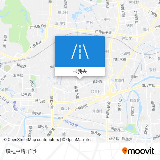 联桂中路地图