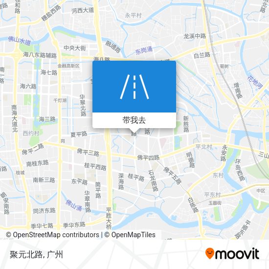 聚元北路地图