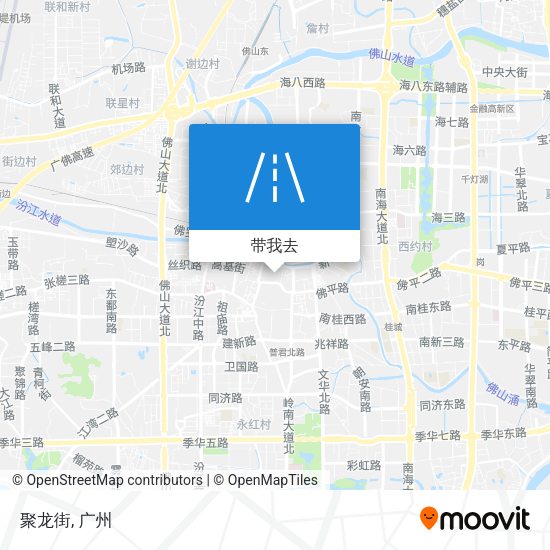 聚龙街地图