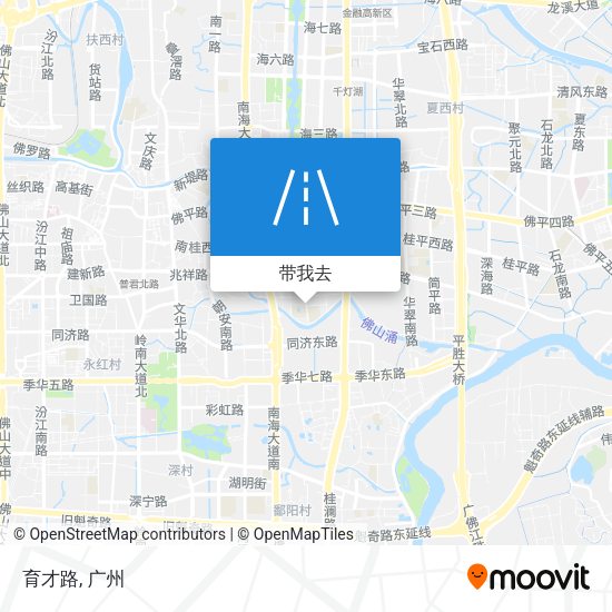 育才路地图