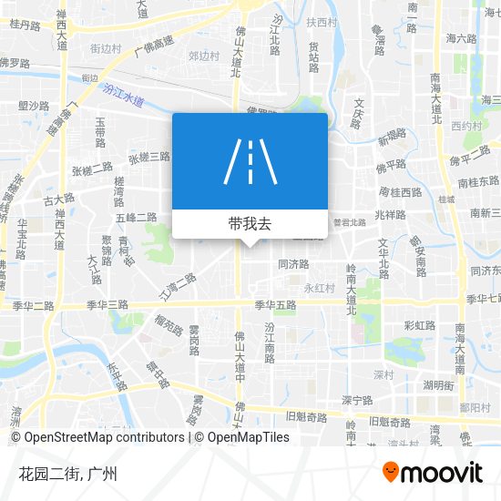 花园二街地图
