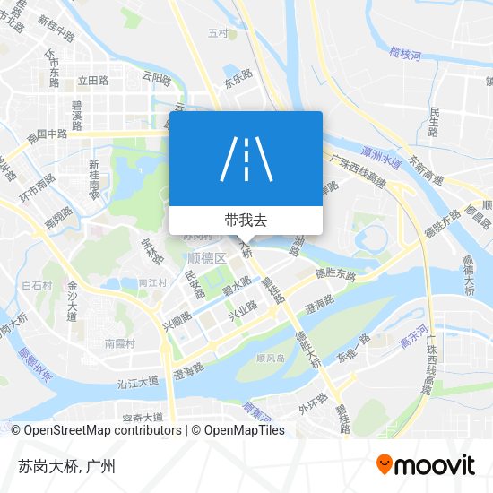 苏岗大桥地图