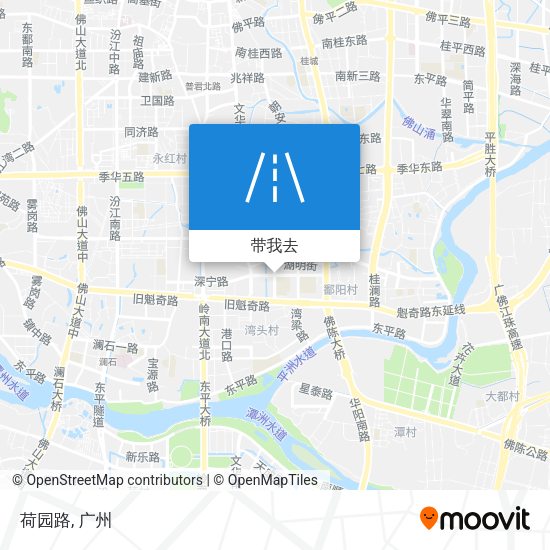 荷园路地图