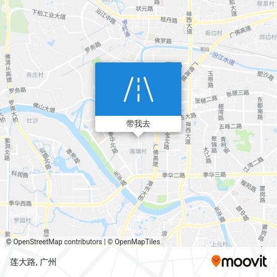 莲大路地图