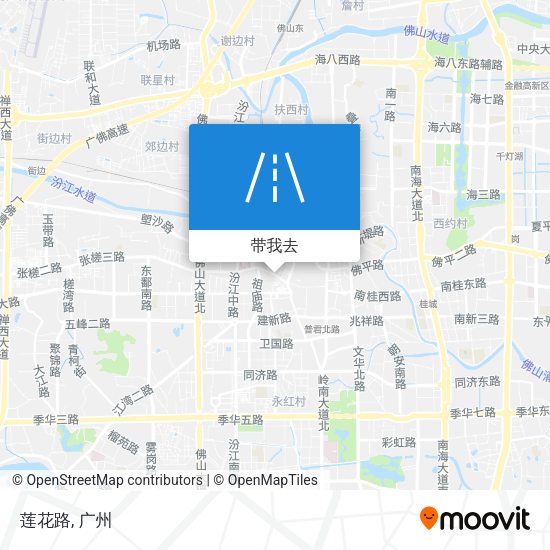 莲花路地图