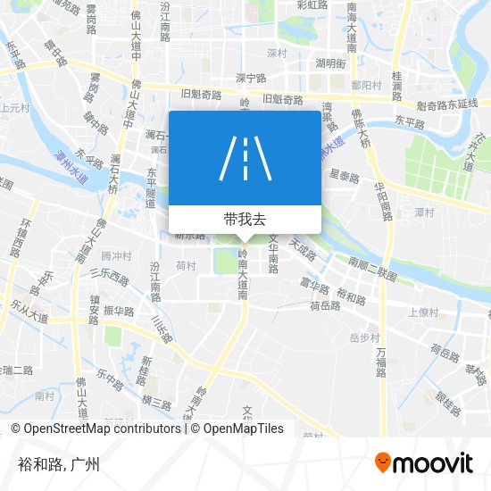 裕和路地图