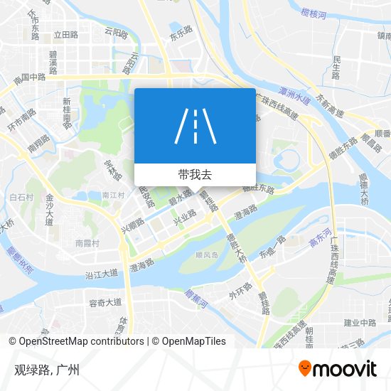 观绿路地图