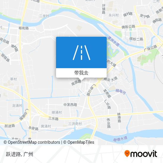 跃进路地图