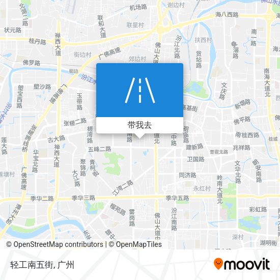 轻工南五街地图