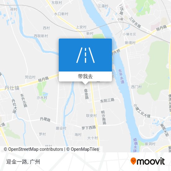 迎金一路地图