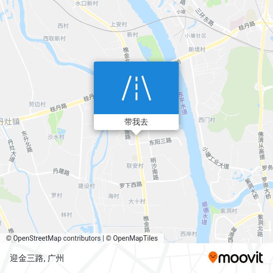 迎金三路地图