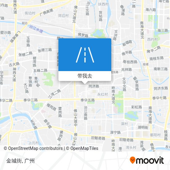 金城街地图