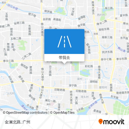 金澜北路地图