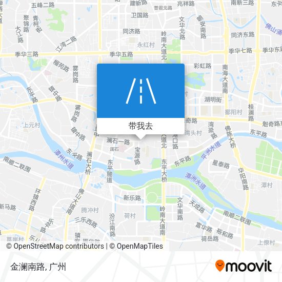 金澜南路地图