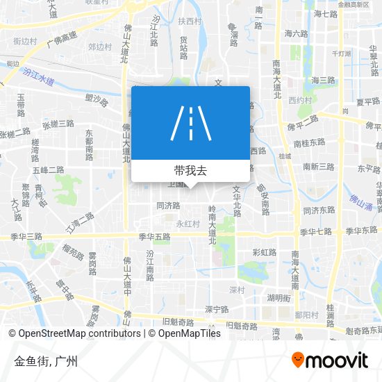 金鱼街地图