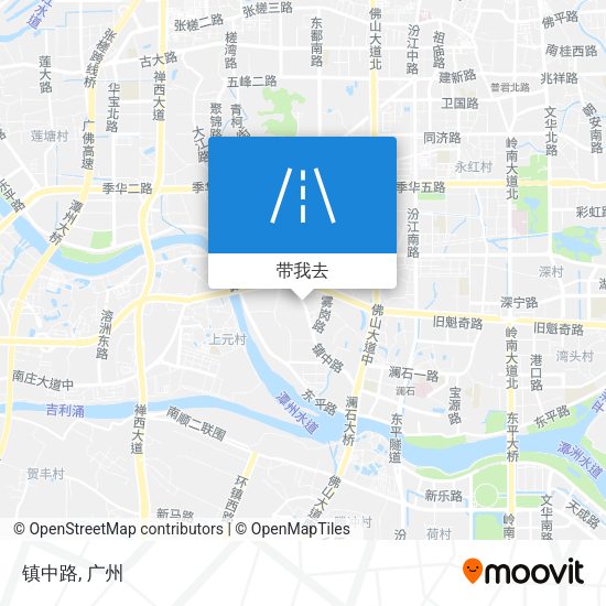 镇中路地图