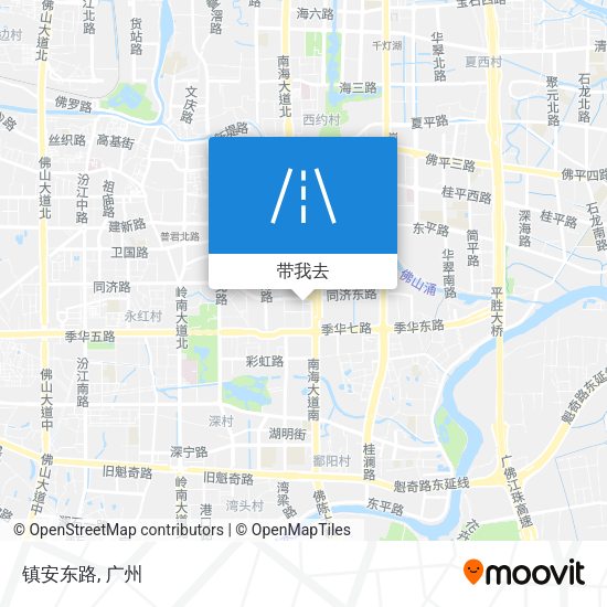 镇安东路地图