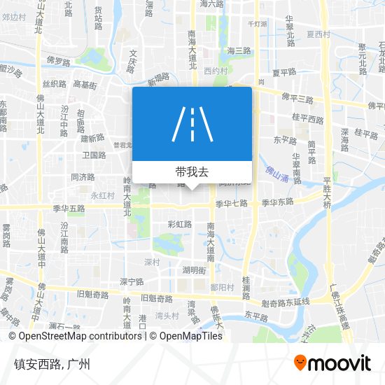 镇安西路地图
