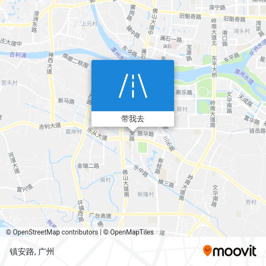 镇安路地图