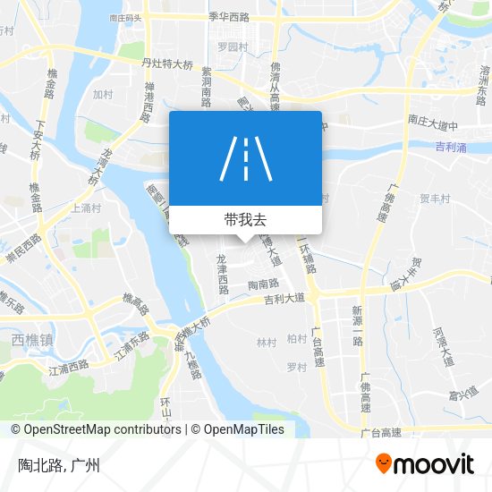 陶北路地图