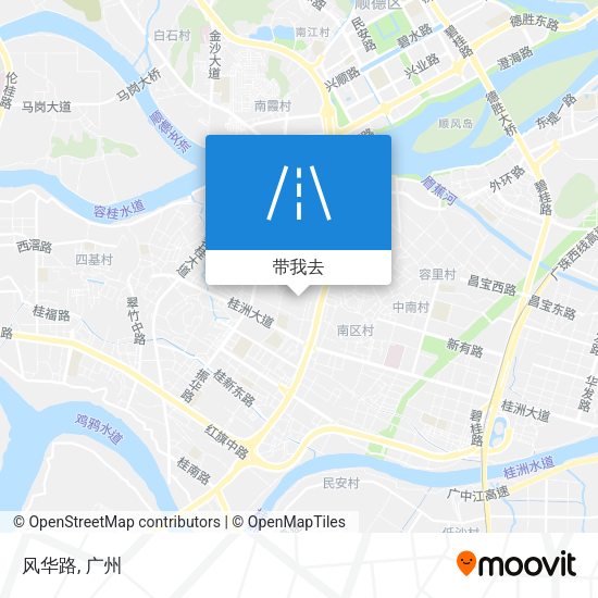 风华路地图