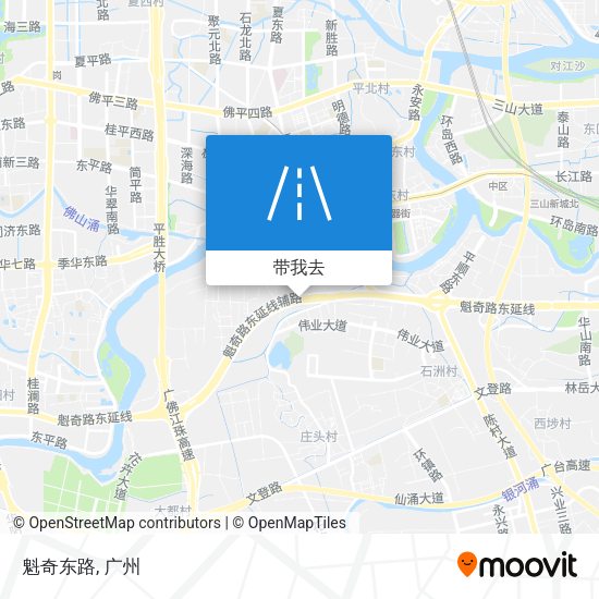 魁奇东路地图