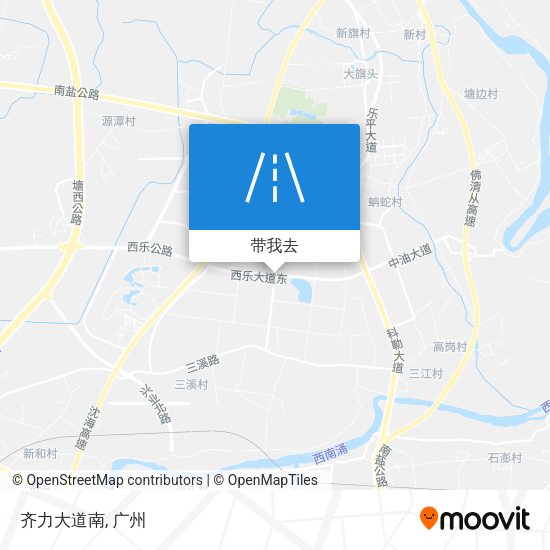 齐力大道南地图