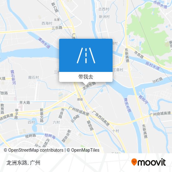 龙洲东路地图