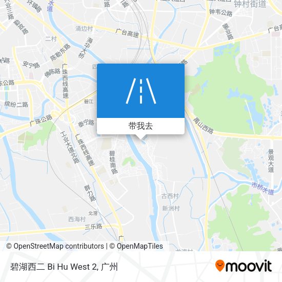 碧湖西二 Bi Hu West 2地图