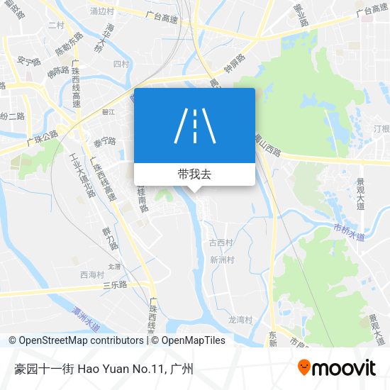 豪园十一街 Hao Yuan No.11地图