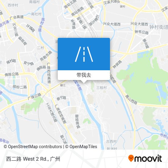 西二路 West 2 Rd.地图